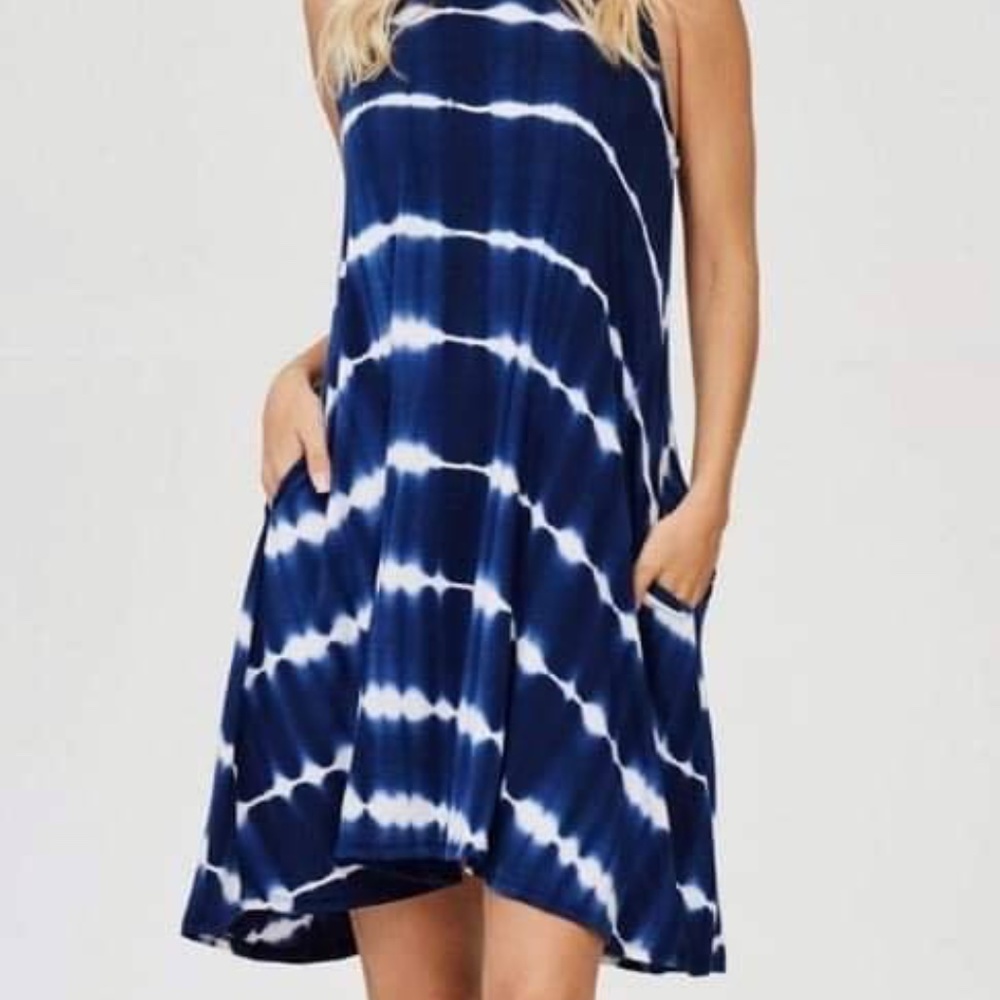 Tie Dye Sleeveless Dress